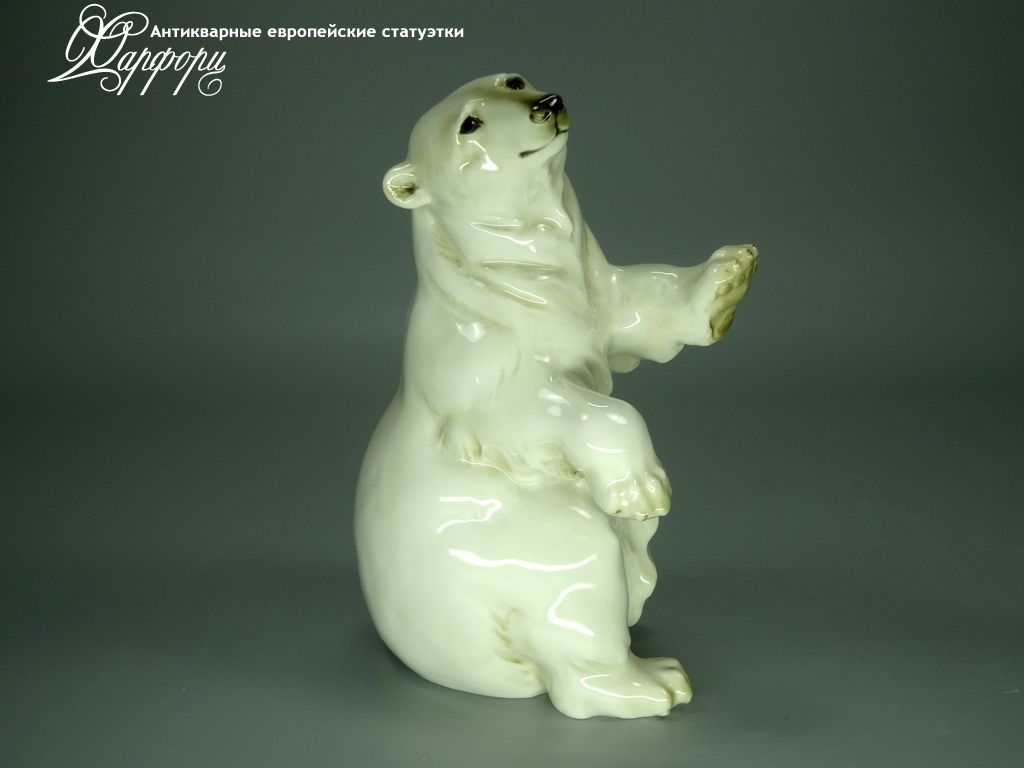 Купить фарфоровые статуэтки Hutschenreuther, Белый мишка, Германия